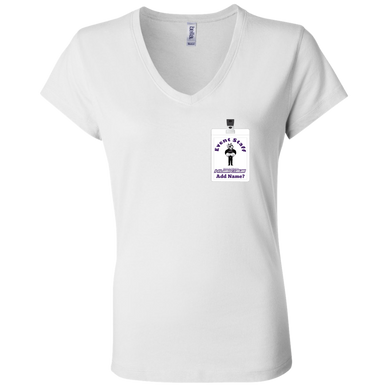 B6005 Bella + Canvas Ladies' Jersey V-Neck T-Shirt event