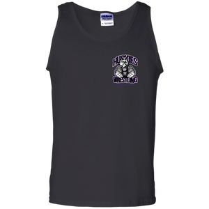 Wrestling-Purple-text G220 Gildan 100% Cotton Tank Top