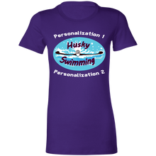 Load image into Gallery viewer, Swimming-white_text 6004 Ladies' Favorite T-Shirt