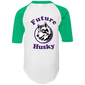Husky in training 421 Augusta Youth Colorblock Raglan Jersey