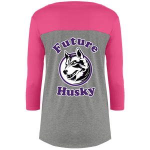 Husky in training DT2700 District Juniors' Rally 3/4 Sleeve T-Shirt