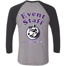 Load image into Gallery viewer, NL6051 Next Level Tri-Blend 3/4 Sleeve Baseball Raglan T-Shirt event