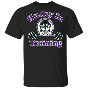 Husky in training G500B Gildan Youth 5.3 oz 100% Cotton T-Shirt