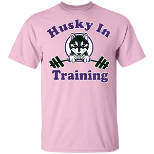 Husky in training G500B Gildan Youth 5.3 oz 100% Cotton T-Shirt