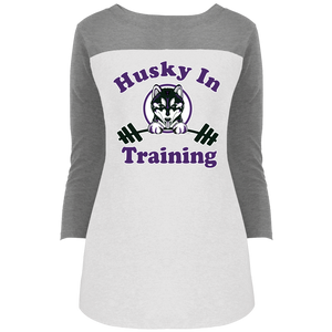 Husky in training DT2700 District Juniors' Rally 3/4 Sleeve T-Shirt