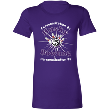Load image into Gallery viewer, Bowling-white text 6004 Ladies' Favorite T-Shirt