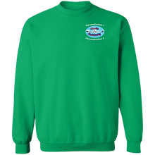 Load image into Gallery viewer, Swimming-white_text G180 Gildan Crewneck Pullover Sweatshirt  8 oz.