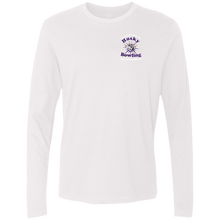 Load image into Gallery viewer, Bowling-white text NL3601 Next Level Men's Premium LS