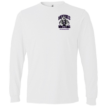 Load image into Gallery viewer, Wrestling-Purple-text 949 Anvil Lightweight LS T-Shirt