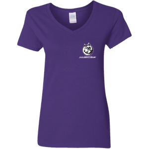 G500VL Gildan Ladies' 5.3 oz. V-Neck T-Shirt