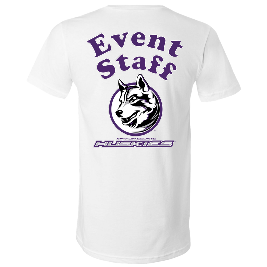 3005 Bella + Canvas Unisex Jersey SS V-Neck T-Shirt event