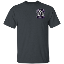 Load image into Gallery viewer, Wrestling-Purple-text G500 Gildan 5.3 oz. T-Shirt