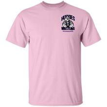 Load image into Gallery viewer, Wrestling-Purple-text G500 Gildan 5.3 oz. T-Shirt