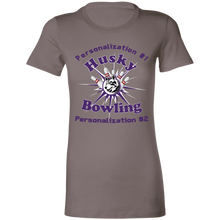 Load image into Gallery viewer, Bowling-purple text 6004 Ladies' Favorite T-Shirt