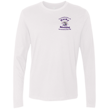 Load image into Gallery viewer, Bowling-purple text NL3601 Next Level Men's Premium LS