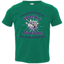 Load image into Gallery viewer, Bowling-purple text 3321 Toddler Jersey T-Shirt