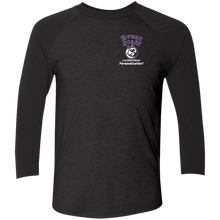 Load image into Gallery viewer, NL6051 Next Level Tri-Blend 3/4 Sleeve Baseball Raglan T-Shirt event