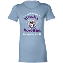 Load image into Gallery viewer, Bowling-white text 6004 Ladies' Favorite T-Shirt