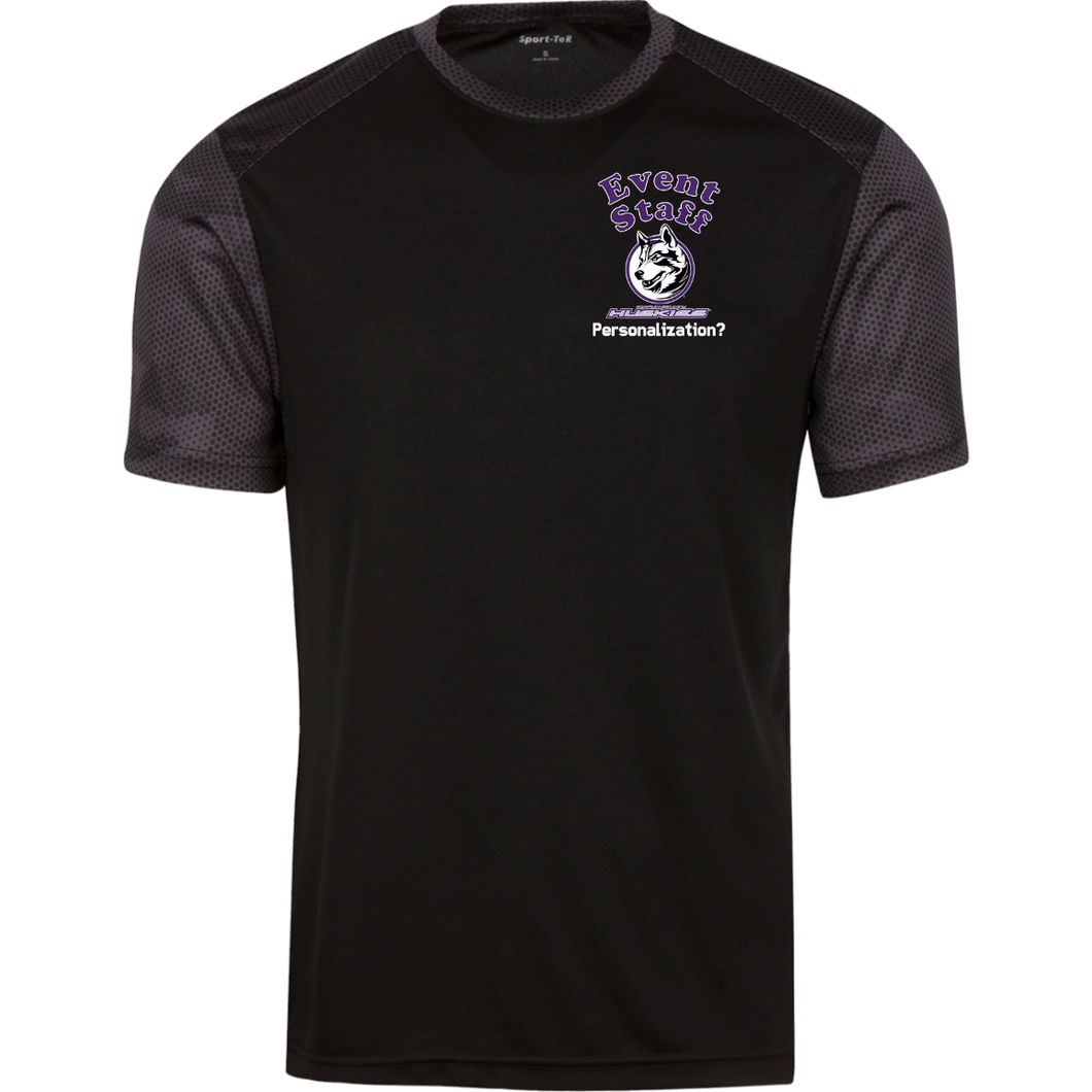 ST371 Sport-Tek CamoHex Colorblock T-Shirt event