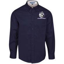 Load image into Gallery viewer, full_logo_embroidery S608 Port Authority Men&#39;s LS Dress Shirt