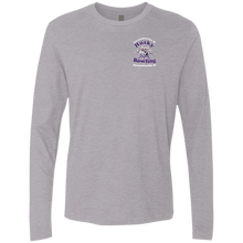 Load image into Gallery viewer, Bowling-white text NL3601 Next Level Men's Premium LS
