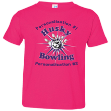 Load image into Gallery viewer, Bowling-purple text 3321 Toddler Jersey T-Shirt