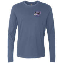 Load image into Gallery viewer, Track-purple text NL3601 Next Level Men's Premium LS