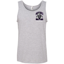 Load image into Gallery viewer, Wrestling-White-text 986 Anvil 100% Ringspun Cotton Tank Top