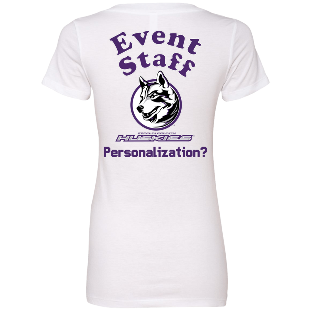 NL6640 Next Level Ladies' Deep V-Neck T-Shirt event