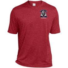 Load image into Gallery viewer, Wrestling-White-text TST360 Sport-Tek Tall Heather Dri-Fit Moisture-Wicking T-Shirt