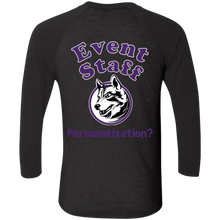 Load image into Gallery viewer, NL6051 Next Level Tri-Blend 3/4 Sleeve Baseball Raglan T-Shirt event