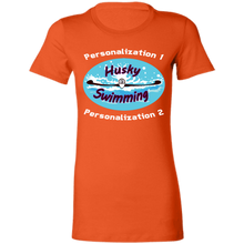 Load image into Gallery viewer, Swimming-white_text 6004 Ladies' Favorite T-Shirt