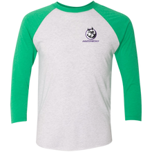 Load image into Gallery viewer, NL6051 Next Level Tri-Blend 3/4 Sleeve Baseball Raglan T-Shirt