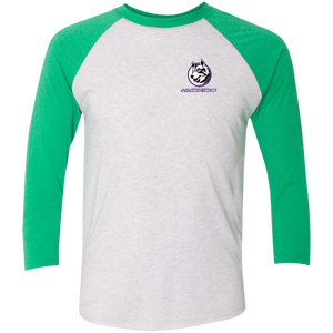 NL6051 Next Level Tri-Blend 3/4 Sleeve Baseball Raglan T-Shirt