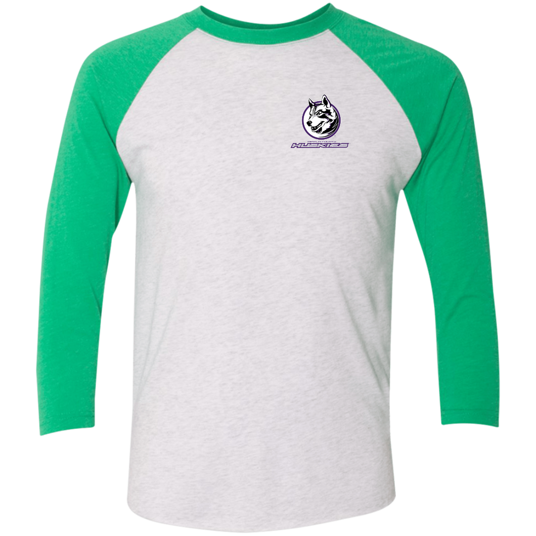 NL6051 Next Level Tri-Blend 3/4 Sleeve Baseball Raglan T-Shirt