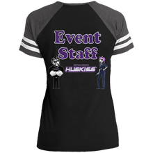 Load image into Gallery viewer, DM476 District Ladies&#39; Game V-Neck T-Shirt event