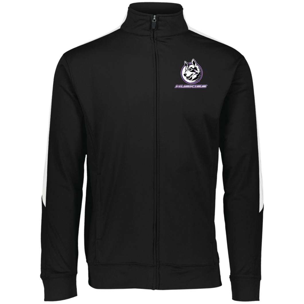 full_logo_embroidery 4395 Augusta Performance Colorblock Full Zip