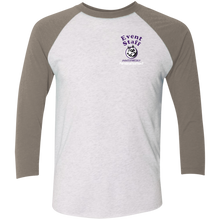 Load image into Gallery viewer, NL6051 Next Level Tri-Blend 3/4 Sleeve Baseball Raglan T-Shirt event