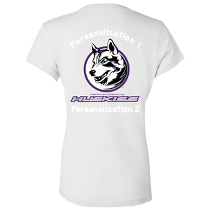 B6005 Bella + Canvas Ladies' Jersey V-Neck T-Shirt