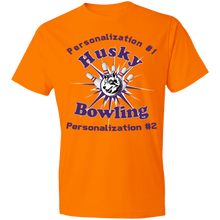 Load image into Gallery viewer, Bowling-purple text 980 Lightweight T-Shirt 4.5 oz