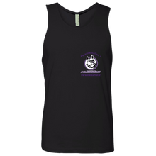 Load image into Gallery viewer, logo_outline_purple_text NL3633 Next Level Men&#39;s Cotton Tank