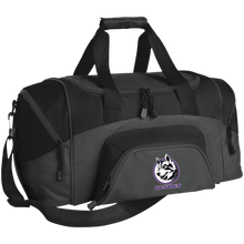 Load image into Gallery viewer, Logo_embroidery BG990S Port &amp; Co. Small Colorblock Sport Duffel Bag