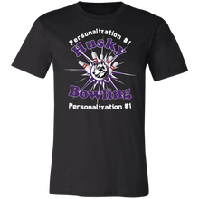 Load image into Gallery viewer, Bowling-white text 3001C Unisex Jersey Short-Sleeve T-Shirt