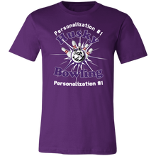Load image into Gallery viewer, Bowling-white text 3001C Unisex Jersey Short-Sleeve T-Shirt