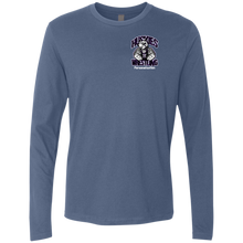 Load image into Gallery viewer, Wrestling-White-text NL3601 Next Level Men's Premium LS