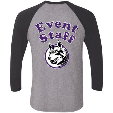 NL6051 Next Level Tri-Blend 3/4 Sleeve Baseball Raglan T-Shirt event