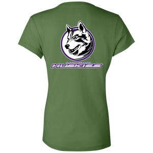 B6005 Bella + Canvas Ladies' Jersey V-Neck T-Shirt