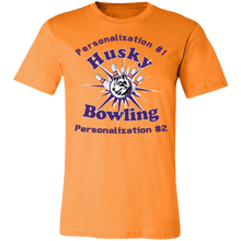 Load image into Gallery viewer, Bowling-purple text 3001C Unisex Jersey Short-Sleeve T-Shirt