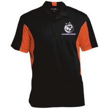 Load image into Gallery viewer, full_logo_embroidery ST655 Sport-Tek Men&#39;s Colorblock Performance Polo