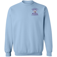 Load image into Gallery viewer, Bowling-purple text G180 Gildan Crewneck Pullover Sweatshirt  8 oz.